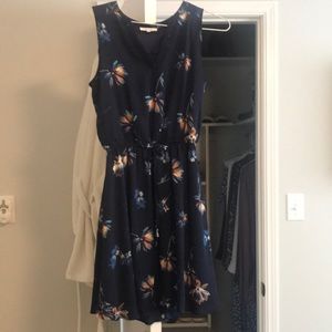 Maurices navy floral dress sz XS